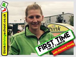 5 Star review of think Driving School Passed with think driving school in August 2018 and left this 5 star review