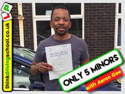 5 Star review of think Driving School Passed with think driving school in August 2018 and left this 5 star review