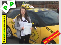 Passed with think driving school in March 2015