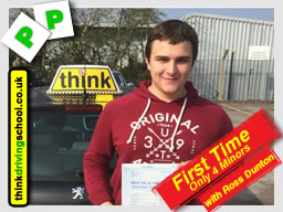 Passed with think driving school in March 2015