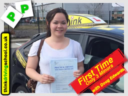 Passed with think driving school in April 2015