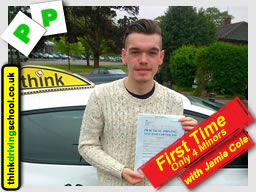 Passed with think driving school in June 2015