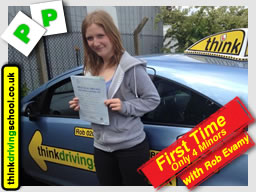 Passed with think driving school in June 2015