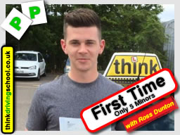 Passed with think driving school in July 2015