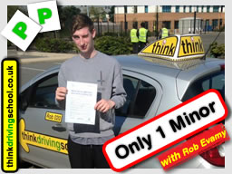 Passed with think driving school in September 2015