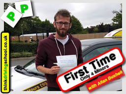 Passed with think driving school in September 2015