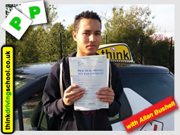 Passed with think driving school in October 2015