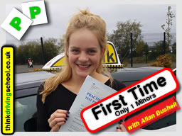 Passed with think driving school in October 2015