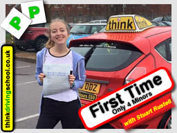 Passed with think driving school in October 2015