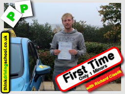 Passed with think driving school in November 2015