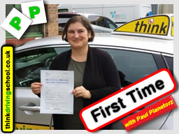 Passed with think driving school in November 2015