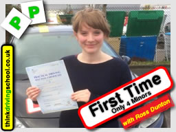 Passed with think driving school in November 2015