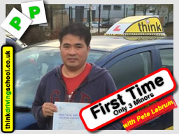 Passed with think driving school in December 2015