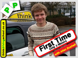 Passed with think driving school in December 2015