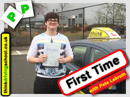 Passed with think driving school in February 2016