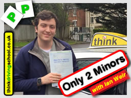 fred passed with ian weir driving instructor in alton