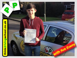 Passed with think driving school in February 2016