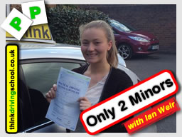 Passed with think driving school in April 2016