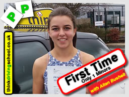 Passed with think driving school in April 2016