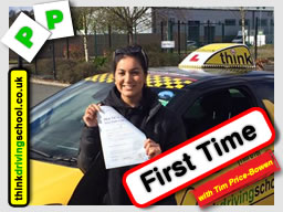 Passed with think driving school in April 2016