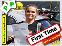 Passed with think driving school in April 2016