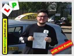 Passed with think driving school in May 2016