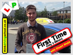 Passed with think driving school in May 2016