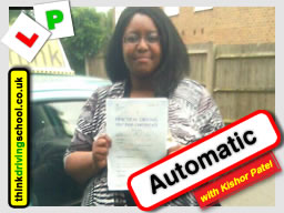 Passed with think driving school in July 2016