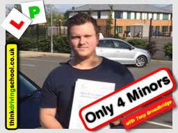 Passed with think driving school in August 2016