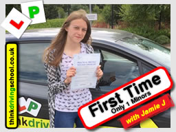 Passed with think driving school in August 2016