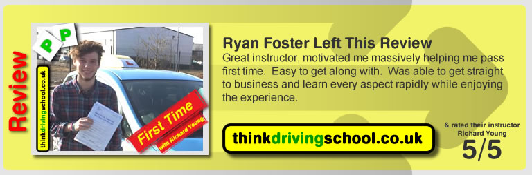 Passed with think driving school in March 2015
