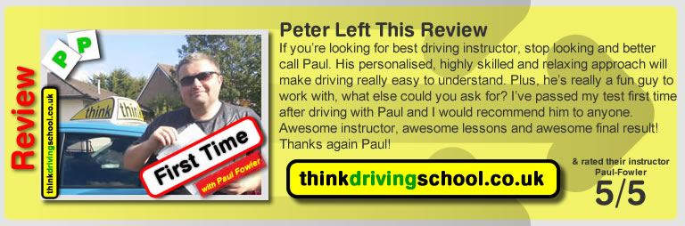 Passed with think driving school in September 2015