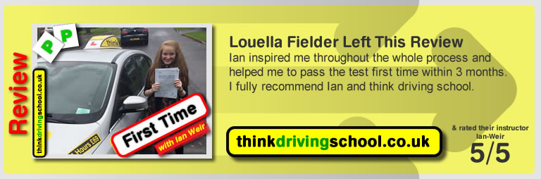 Passed with think driving school in November 2015