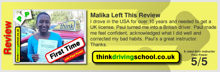 Passed with think driving school in March 2016