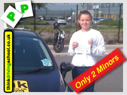 Passed with think driving school in august 2014