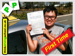 Passed with think driving school in august 2014