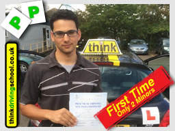 Passed with think driving school in august 2014