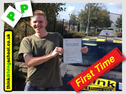 Passed with think driving school in october 2014