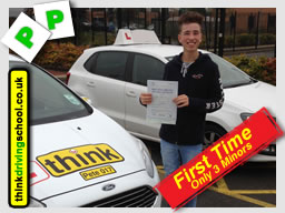 Passed with think driving school in october 2014