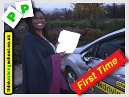 Passed with think driving school in october 2014