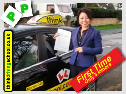 Passed with think driving school in Decemeber 2014