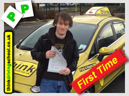 Passed with think driving school in Decemeber 2014