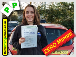 Matt from Alton passed with think driving school with ZERO minors 