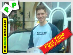 Passed with think driving school in Decemeber 2014