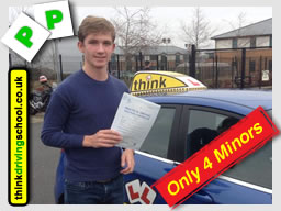 Passed with think driving school in January 2015