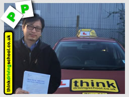 Passed with think driving school in January 2015