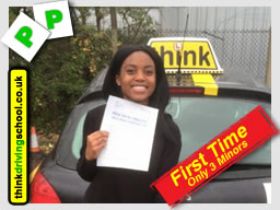 Passed with think driving school in January 2015