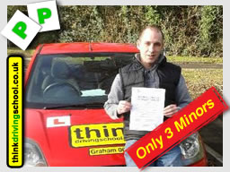 Passed with think driving school in January 2015