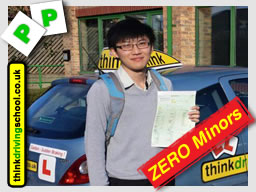 Passed with think driving school in January 2015