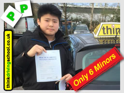 Passed with think driving school in January 2015